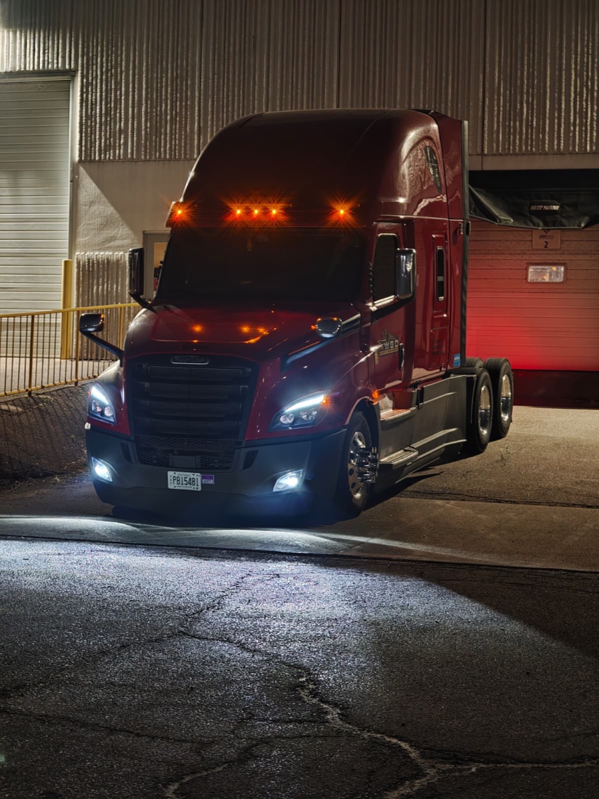 WGD Expedite tractor at night